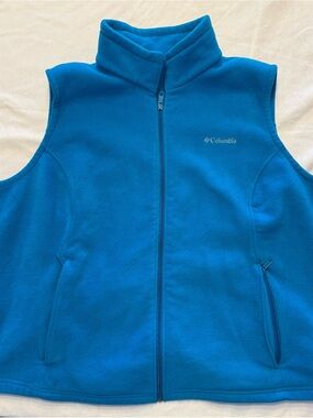 Columbia Bright Teal Fleece Vest